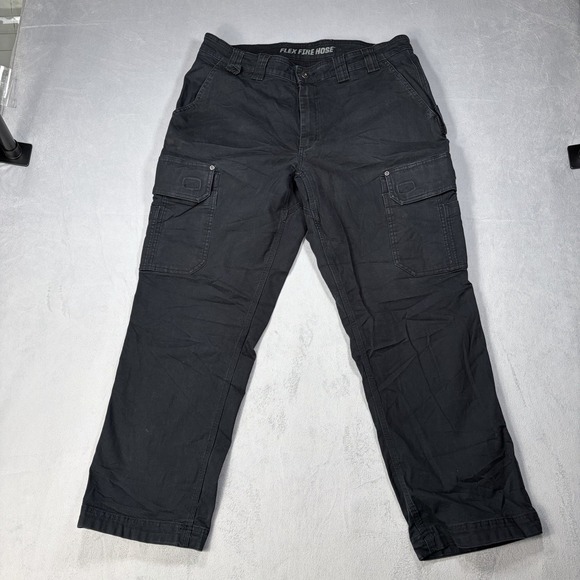 Duluth Trading Co Other - Duluth Trading Co Flex Fire Hose Pans Men Size 38x30 Black Relaxed Fit